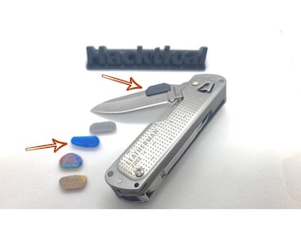 Leatherman Free T4, T2, and Garage Release Textured Thumb Stud x2 - Lifetime Warranty