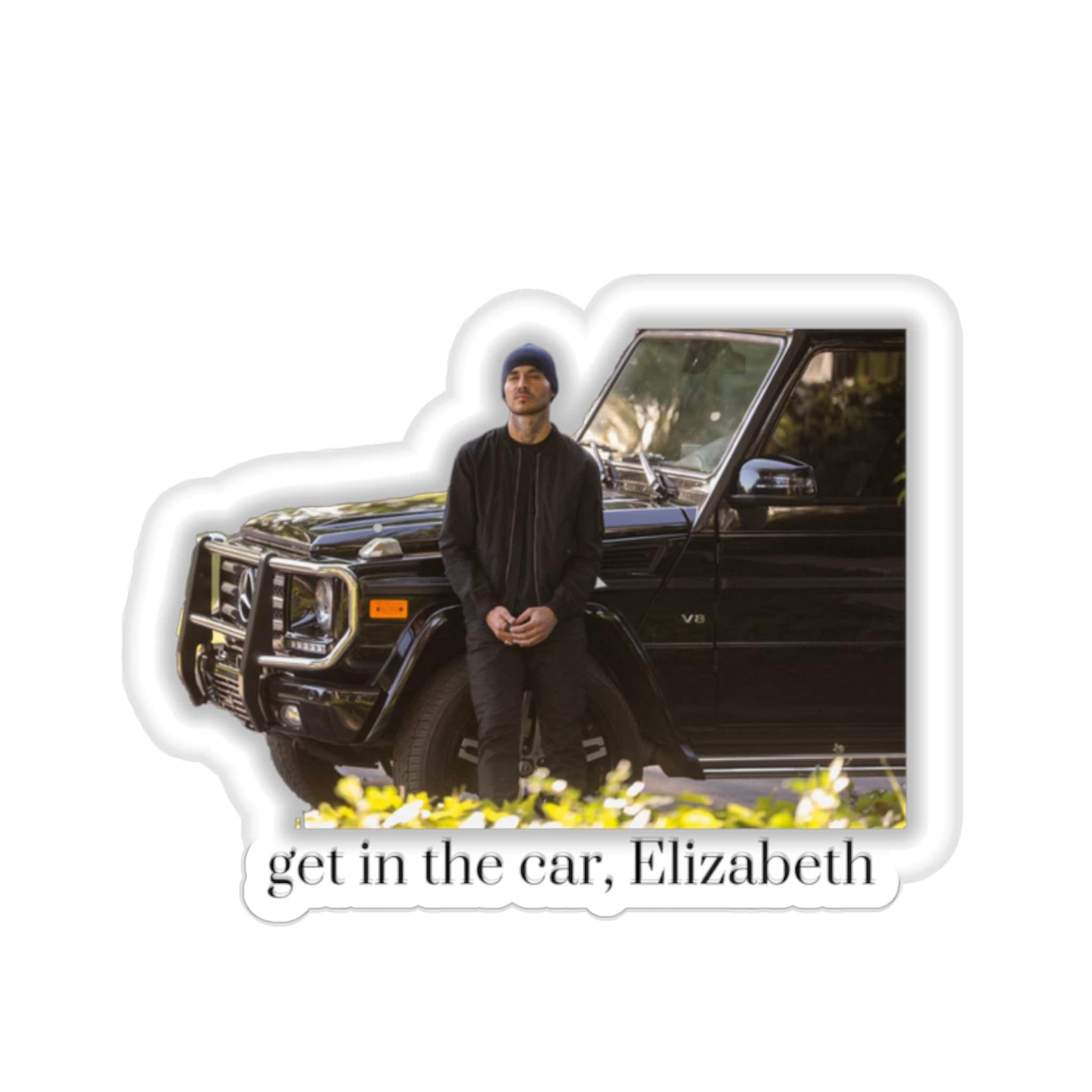 Get in the Car Elizabeth Rio Stickers, Rio From Good Girls, Manny