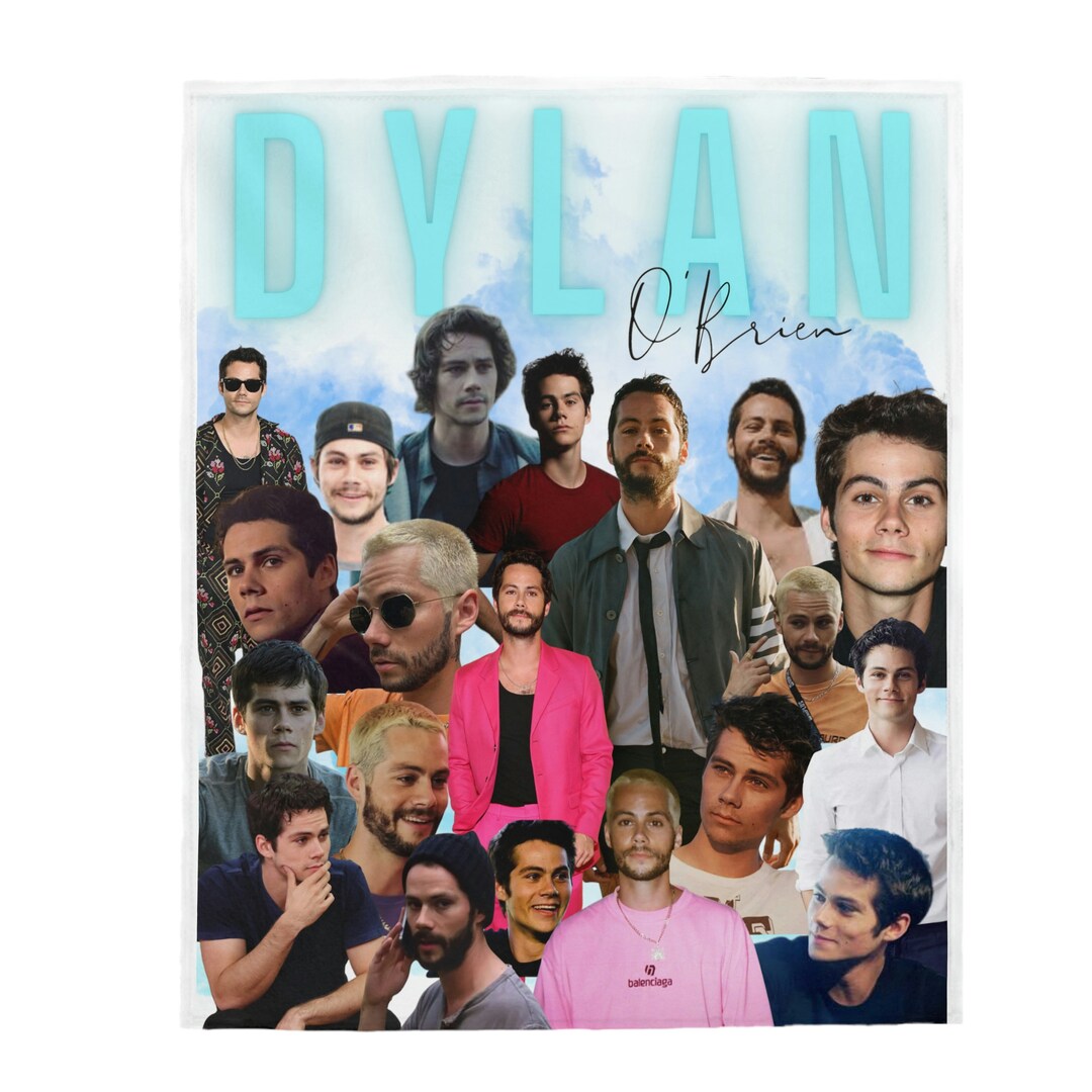 Dylan O'brien Montage Blanket, Dylan O'brien Teen Wolf, American Assassin, the Maze Runner, Not