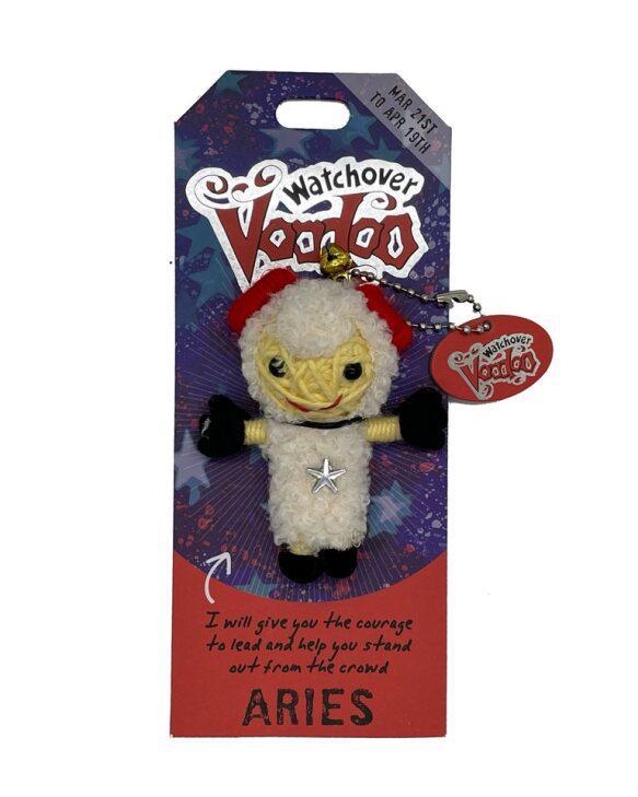 Watchover Voodoo Aka-Oni Novelty Charm - Good Luck Keychain With Unique Saying & Power