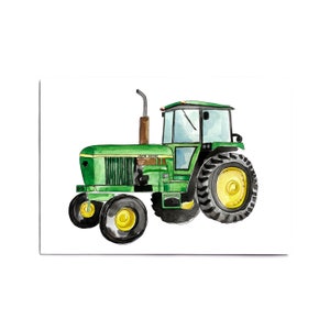 Digital Printable Tractor John Deere Print