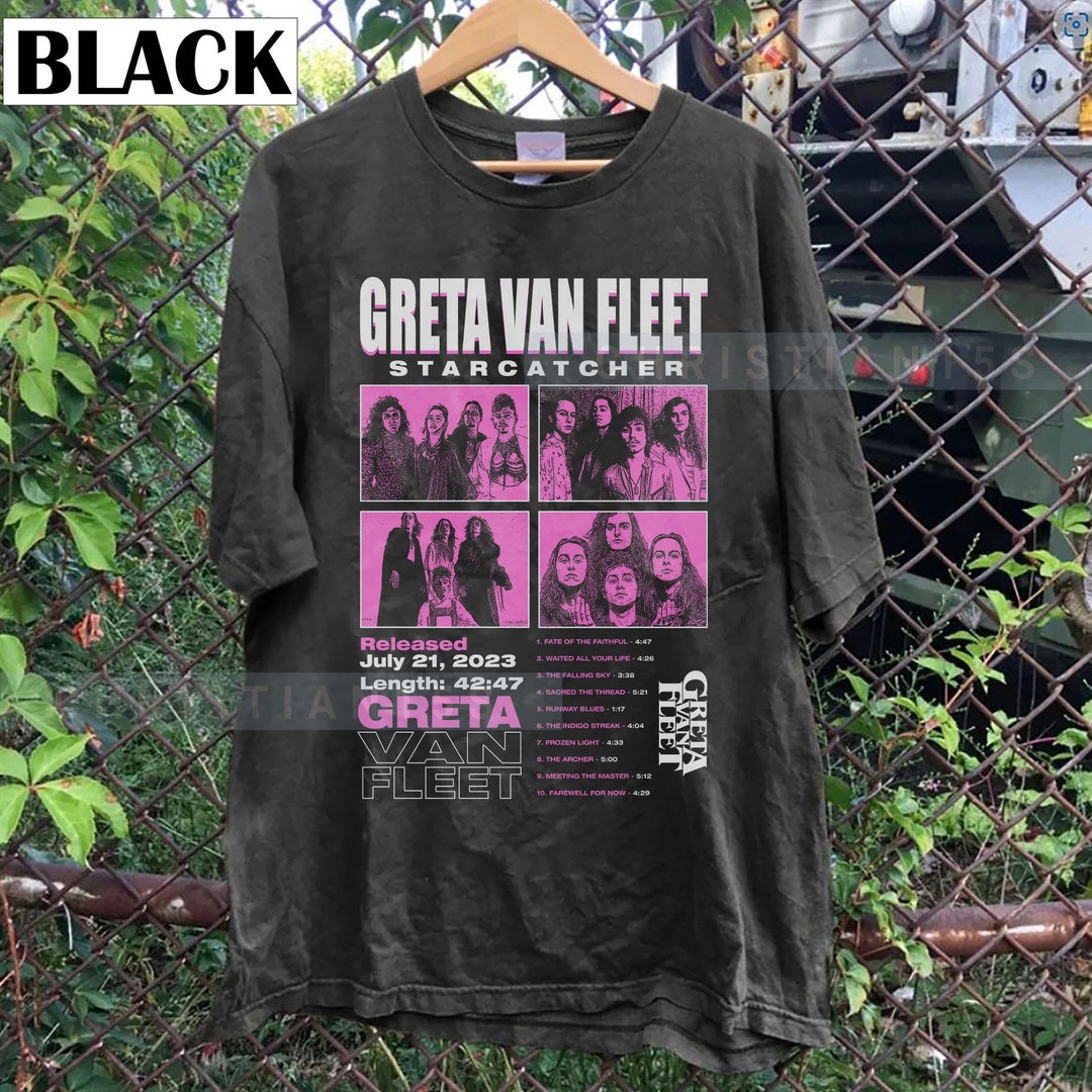 Greta Van Fleet Graphic Tee Shirt, Starcatcher Greta Van Fleet Music ...
