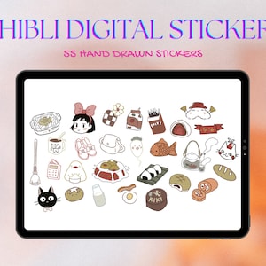 Studio Ghibli Digital Sticker Pack | Goodnotes Stickers | Hand Drawn Digital Stickers | PNG | Digital Planner