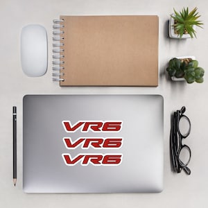 VR6 vinyl stickers