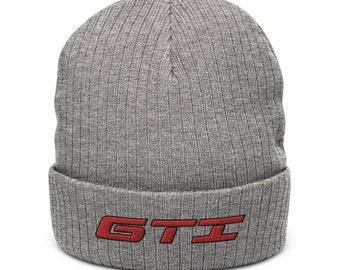 GTI Ribbed knit beanie