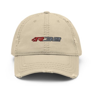 R32 Distressed Dad Hat