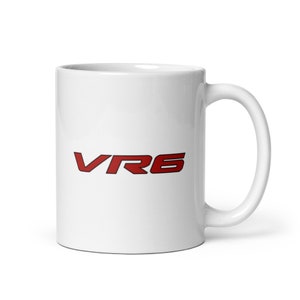 VR6 ceramic coffee mug