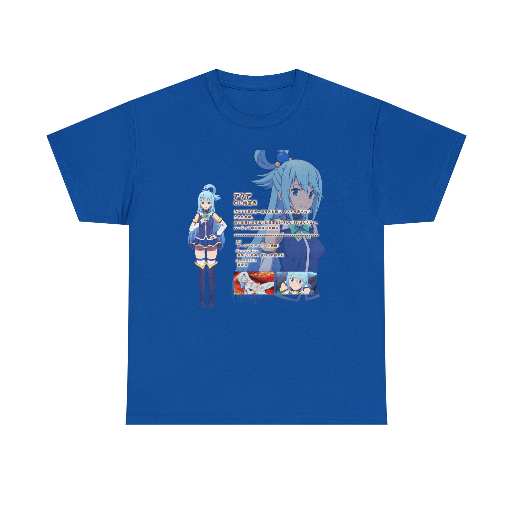 Camiseta Camisa Konosuba Anime Manga Megumin Kazuma Aqua 1