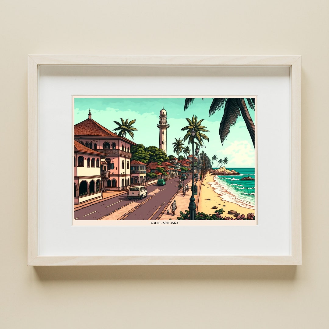 Sri Lanka Wall Art Print Sri Lanka Travel Sri Lanka Wall Etsy