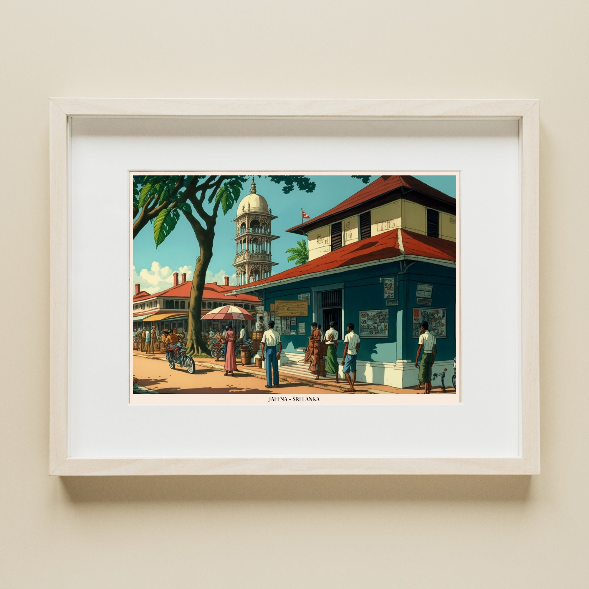 Sri Lanka Wall Art Print, Sri Lanka Travel, Sri Lanka Wall Poster Print