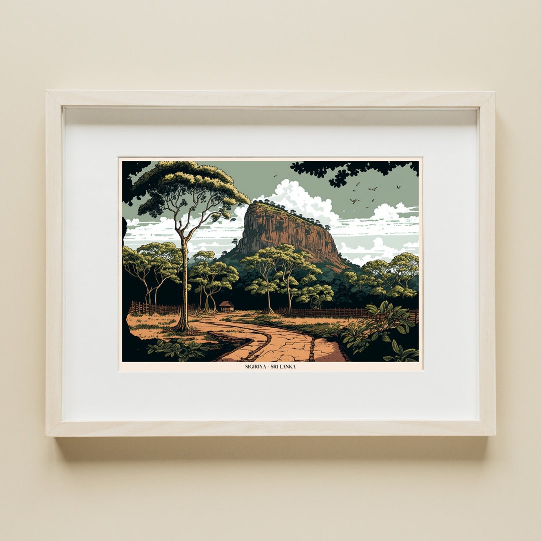 Sri Lanka Wall Art Print, Sri Lanka Travel, Sri Lanka Wall Poster Print