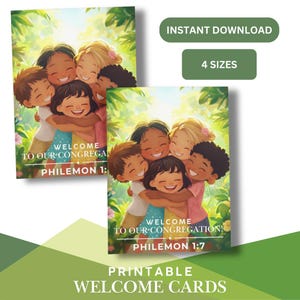 JW Bem-vindo à nossa congregação! Download do cartão digital - disponível em 4 tamanhos!