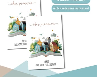 FRENCH | Francis JW Pioneer Thank You Card | JW Gift Digital Download | House Design