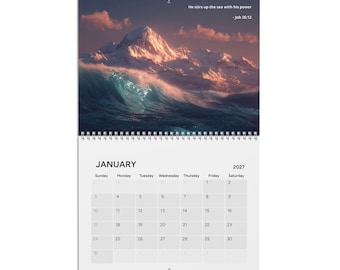 JW Calendar 2027 - Impactful Water Moments in the Bible | JW Gift