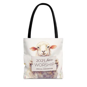 Fourre-tout spécial convention 2025 Pure Worship | Conception de moutons