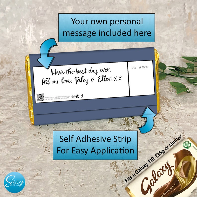 Best uncle in the galaxy personalised chocolate gift
