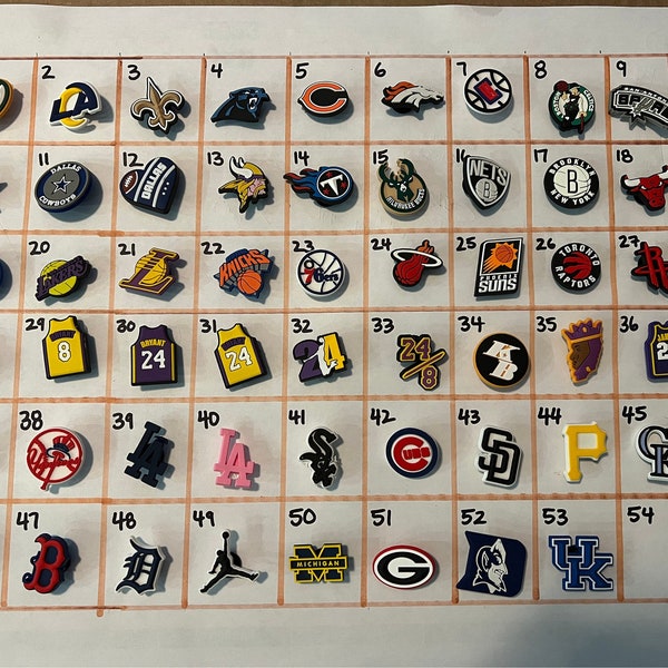 Nba Croc Jibbitz Etsy