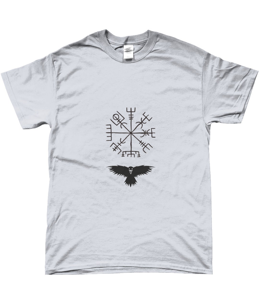 Odian Ravens Compass Viking Unisex Valhalla Tshirt - Etsy UK
