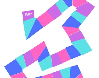 Rastreador de objetivos para niños / Rastreador de tareas mensuales / Objetivos visuales / Impresión digital personalizable / Canva