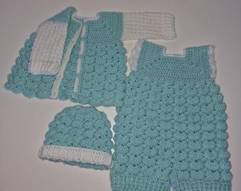 Crocheted Baby Set