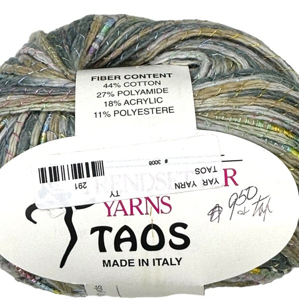 TRENDSETTER YARNS - TAOS  - Color #291 - 50gms. 110yds - Discontinued Yarn