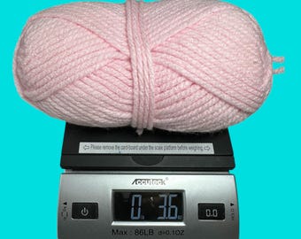 Light Pink Acrylic Yarn - LOT/2 - Destash Yarn Lot - Knitting Crochet Yarn Bundle