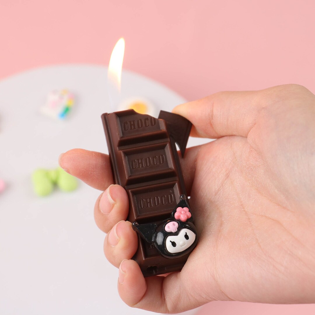 Cute Kuromi Sanrio Chocolate Bar Lighter Chocolate Bar Etsy