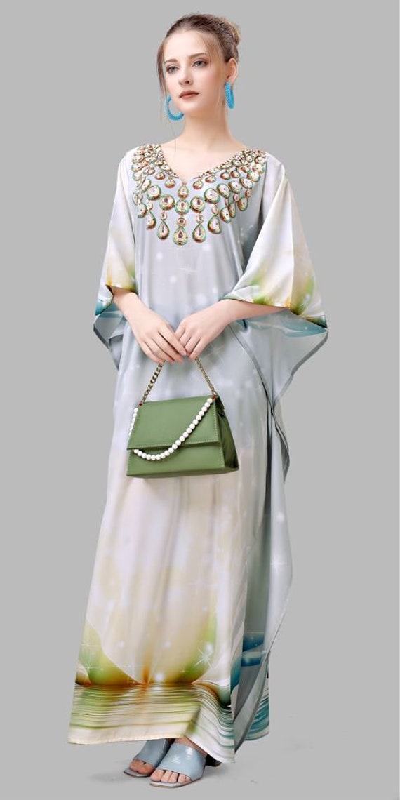 Polyester caftans top