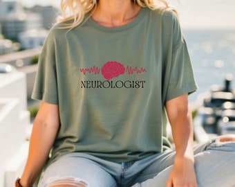 Neurologist Brain Anatomy T-shirt, Brain surgeon graduation gift unisex t-shirts