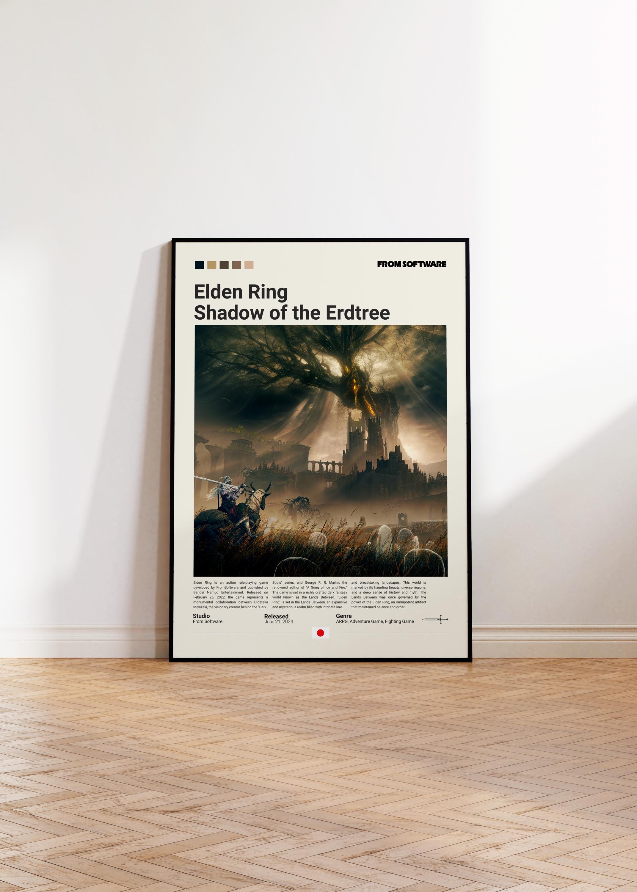 Elden Ring Poster, Shadow of the Erdtree Poster, Video Game Poster ...