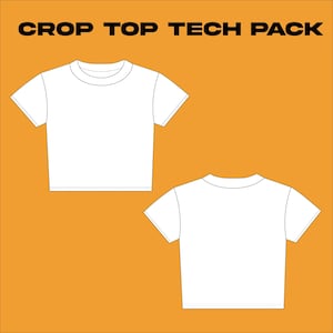Crop Top Vector Etsy