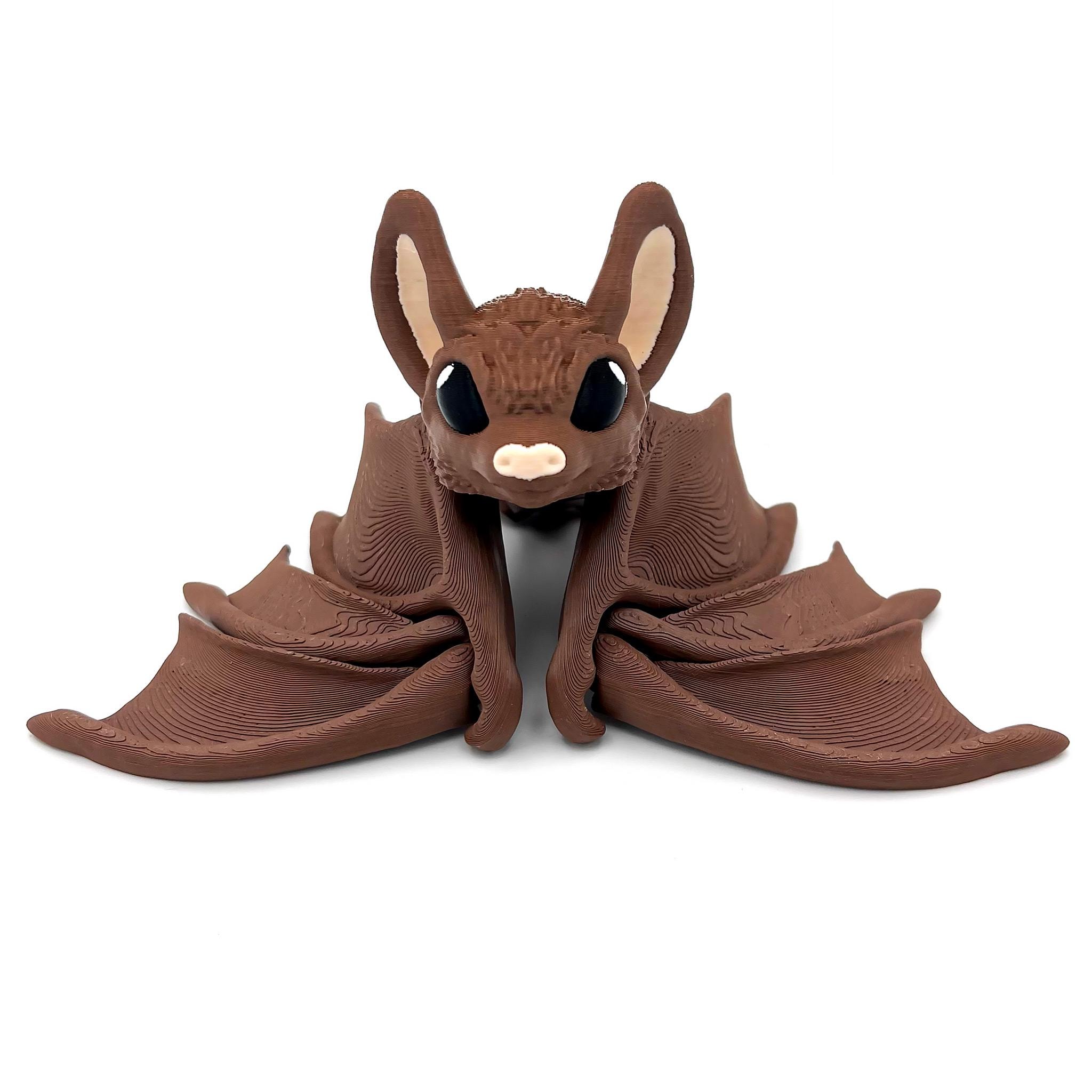 Tiny Bat | Adorable 3D Printed Articulating Fidget Toy for Bat Lovers ...