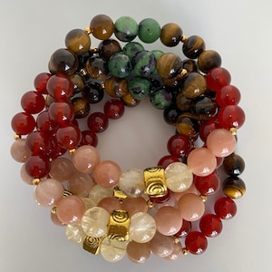 LEO Zodiac Bracelet, Crystal Jewelry, Birthstones, Gift for Women, Best Friend Birthday Gifts, Astrology, Handmade in Canada