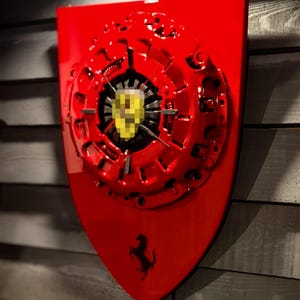 Pièces détachées de meubles de voiture, horloge, horloge murale, pendule plate, décoration automobile, mancave, horloge de pièces de voiture