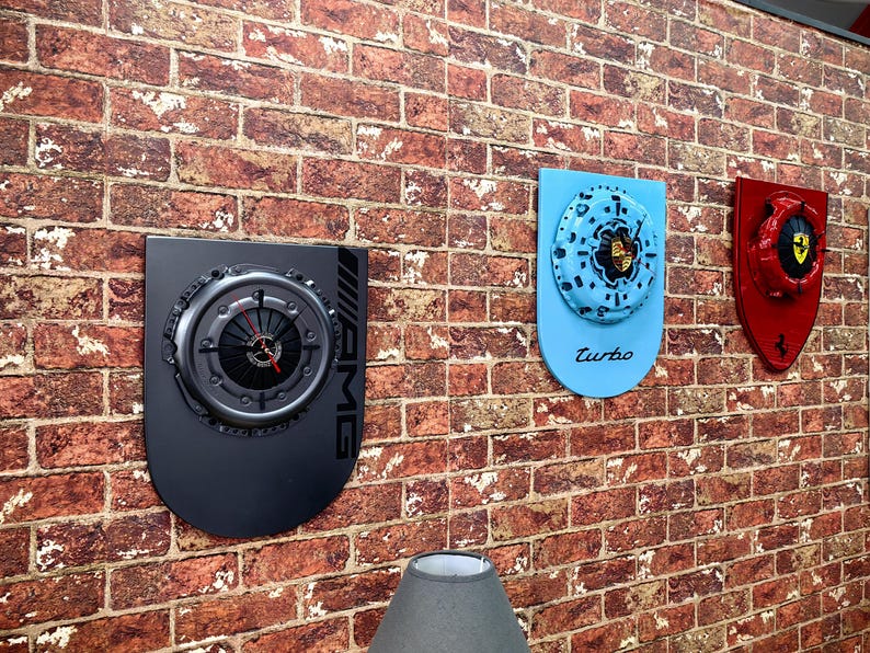 Car Part Clock Car Parts Furniture, Clock, Wall Clock, Cutch Clock, , Automotive Decor ...