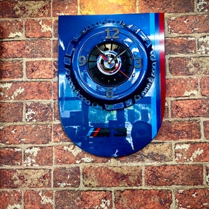 Pièces détachées de meubles de voiture, horloge, horloge murale, pendule plate, décoration automobile, mancave, horloge de pièces de voiture