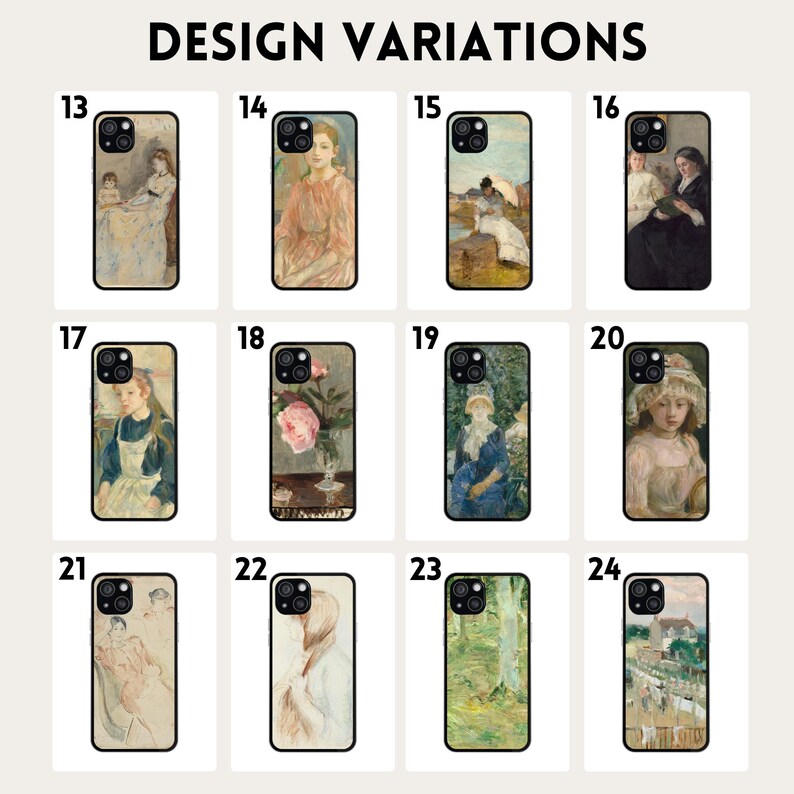 Artizgcase Claude Monet Phone Case For IPhone 13 Pro, Banks Of The Seine At Vetheuil Nature Landscape IPhone Case For Women, Shockproof Protective Cover - View #7