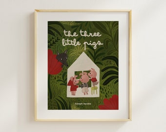 The Three Little Pigs, Playful Children's Illustration