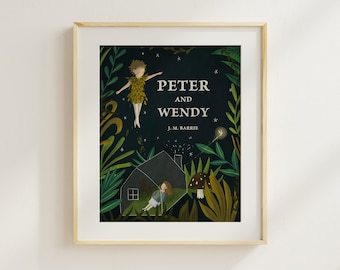 Peter and Wendy, J. M. Barrie, Handmade Magical Children's Illustration
