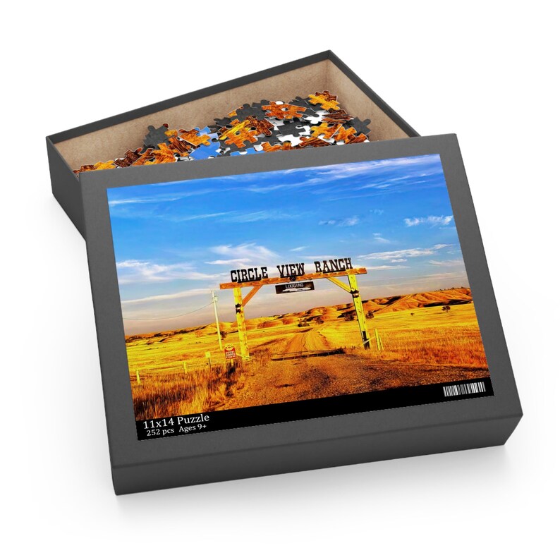 Badlands Ranch House Jigsaw Puzzle: Family Fun Game Night (252 or 500 Piece) image 2