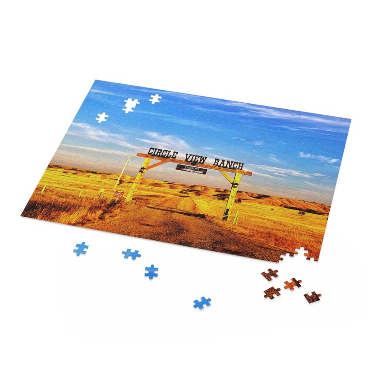 Badlands Ranch House Jigsaw Puzzle: Family Fun Game Night (252 or 500 Piece) image 1
