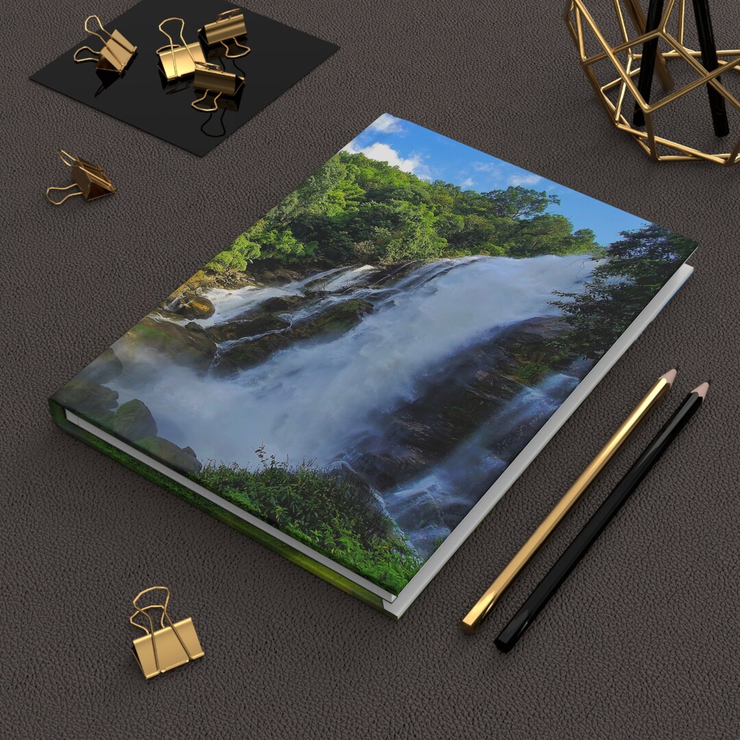 Thai Waterfall Journal: Hardcover Lined Notebook - Etsy