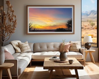 Coastal Florida Sunset Wall Art Beach House Decor Florida Digital Printable Download