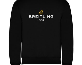 Klassiek Breitling unisex sweatshirt, luxe horlogeshirt