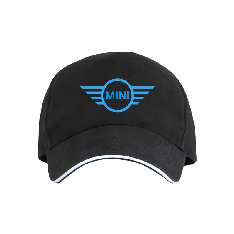Zwarte pet Mini Cooper-logo Unisex Auto Mini-hoeden afbeelding 4