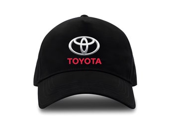 Black Cap Toyota Unisex Auto Toyota Logo Hats