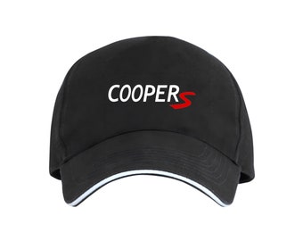Schwarze Mütze Cooper S Unisex Auto Mini Hüte