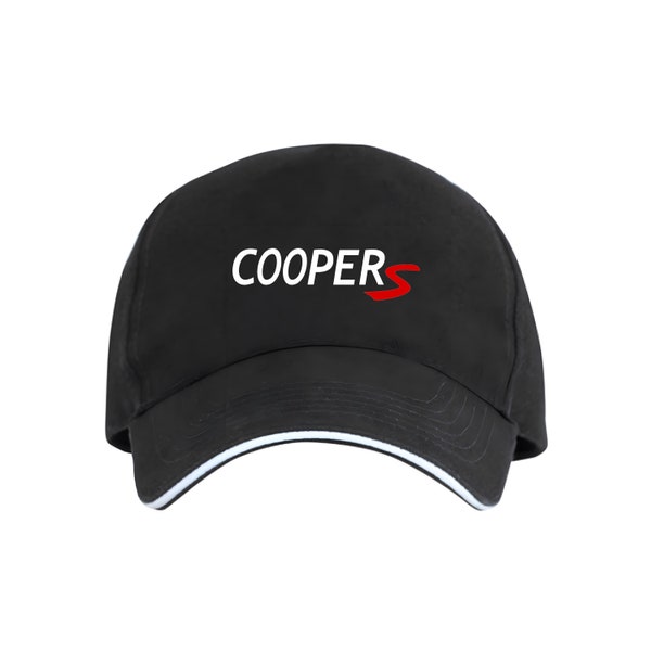 Schwarze Mütze Cooper S Unisex Auto Mini Hüte