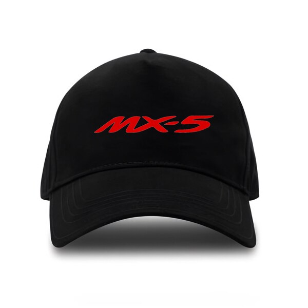 Black Cap MX-5 Unisex Auto MX 5 Hats