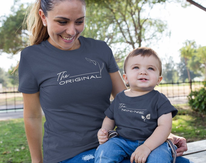 MATCHING FAMILY T-SHIRT (Toddler Size): The Mini-Me (goes with the Adult version "The Original"); Twinning, Matching Set